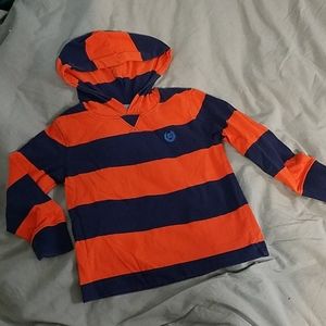 Chaps Hooded Long Sleeve Tshirt